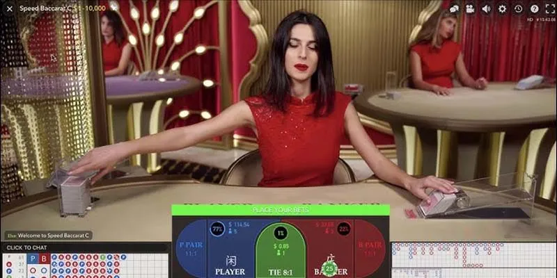 Cách đặt cược khi chơi Baccarat
