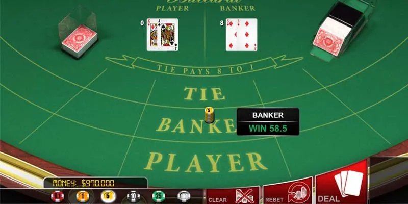 Tỷ lệ trả thưởng Baccarat tại VN88 cực hấp dẫn